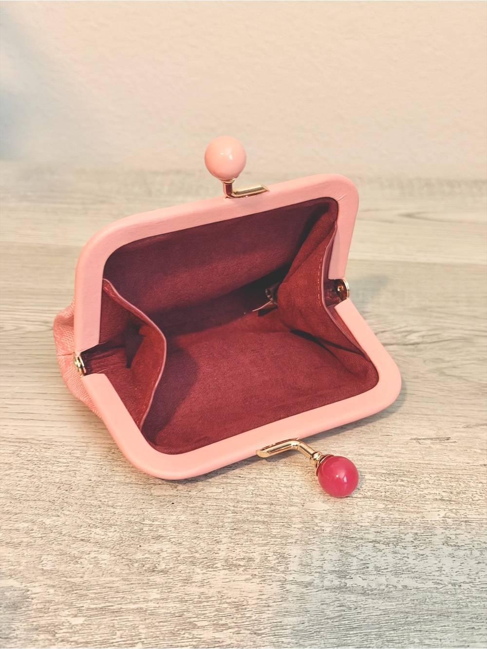 Coach Kiss Lock Coin Pouch - Picture 5 of 7